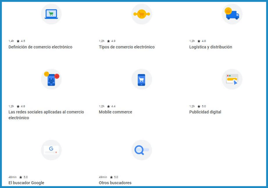 curso google comercio electronico