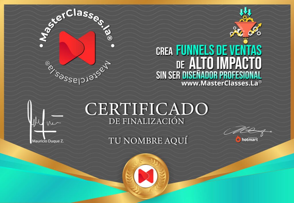 Certificado Funnels de Venta