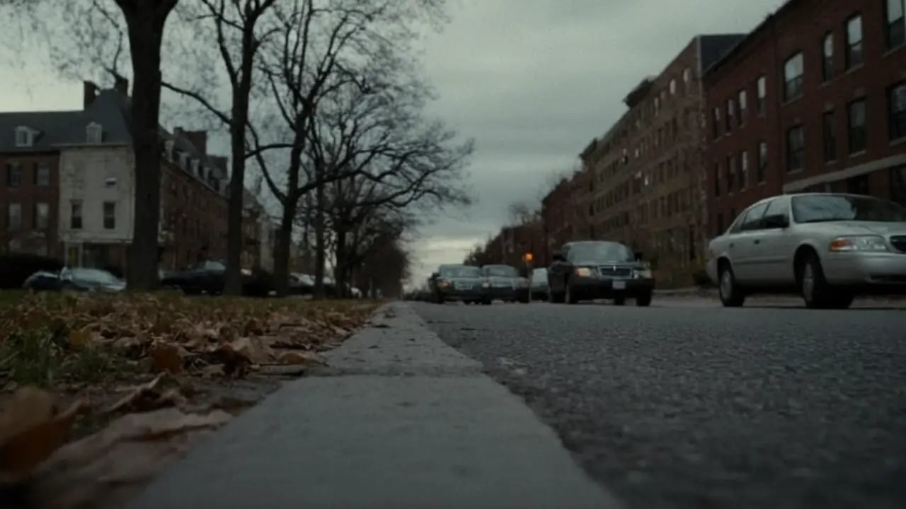 Escena urbana realista con detalles vívidos