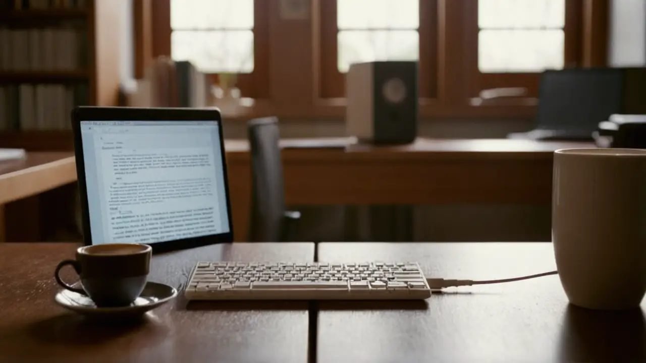 Programador codificando en escritorio realista