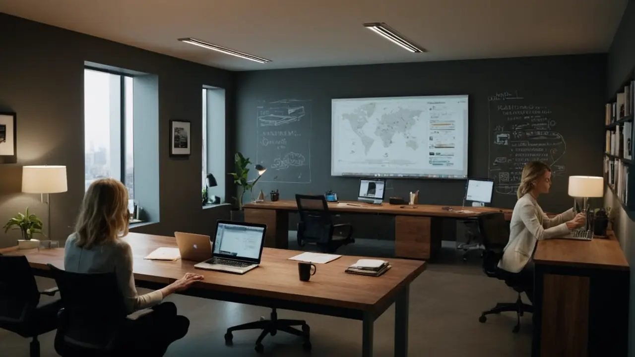 Espacio colaborativo moderno para artistas
