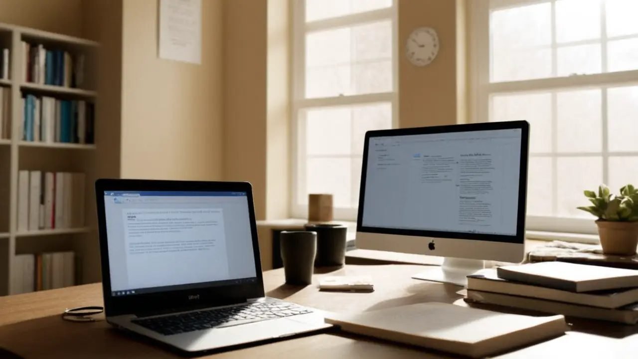 Escritorio de programador con UML y sol