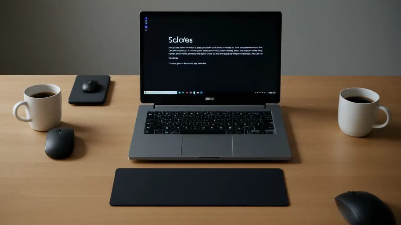 Laptop mostrando WSL en Windows